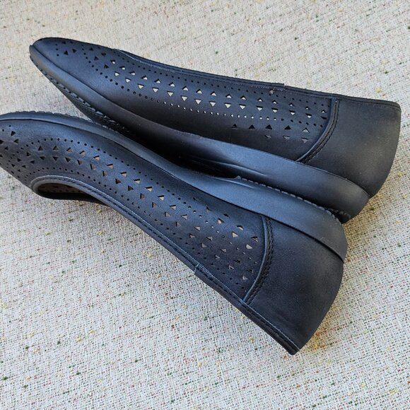 Cliffs by White Mountain Flats Women 7.5 Comfort ballet Black Shoes - Picture 9 of 14